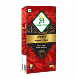 24 Mantra Organic Assam Tea   Box  50 grams